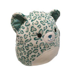 Squishmallow 14” Toni Spotted Leopard Teal KellyToy Plush NWT